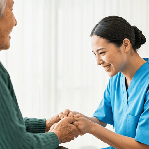 Caregivers and families connecting through care